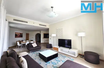 Apartment - 3 Bedrooms - 4 Bathrooms for rent in Al Das - Shoreline Apartments - Palm Jumeirah - Dubai