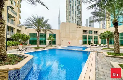 Pool image for: Apartment - 1 Bedroom - 2 Bathrooms for rent in Burj Views A - Burj Views - Downtown Dubai - Dubai, Image 1
