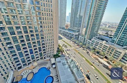 صورة لـ مبنى خارجي شقة - غرفة نوم - 2 حمامات للبيع في برج ستاندبوينت 2 - أبراج ستاند بوينت - دبي وسط المدينة - دبي ، صورة رقم 1