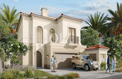 Outdoor House image for: Townhouse - 3 Bedrooms - 4 Bathrooms for sale in Toledo - Zayed City (Khalifa City C) - Khalifa City - Abu Dhabi, Image 1