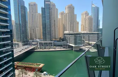 Apartment - Studio - 1 Bathroom for rent in Silverene Tower B - Silverene - Dubai Marina - Dubai