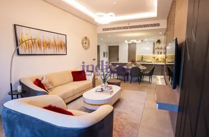 Living / Dining Room image for: Apartment - 1 Bedroom - 2 Bathrooms for sale in 555 Park Views - Jumeirah Village Triangle - Dubai, Image 1