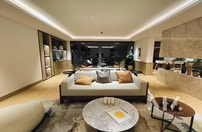 Living Room image for: Apartment - 1 Bedroom - 2 Bathrooms for rent in Belgravia Square - Jumeirah Village Circle - Dubai, Image 1