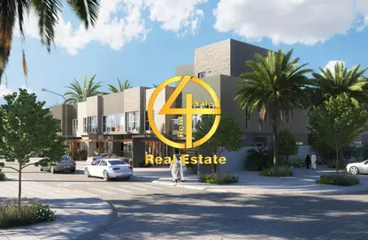 Outdoor Building image for: Townhouse - 3 Bedrooms - 4 Bathrooms for sale in Aldhay at Bloom Gardens - Bloom Gardens - Al Salam Street - Abu Dhabi, Image 1