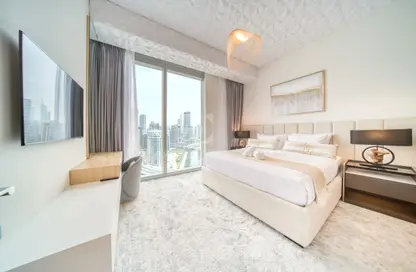 Room / Bedroom image for: Apartment - 2 Bedrooms - 2 Bathrooms for rent in 5242 Tower 1 - 5242 - Dubai Marina - Dubai, Image 1