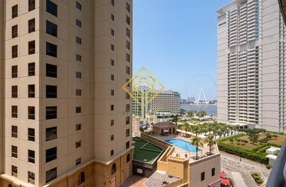 Apartment - 2 Bedrooms - 3 Bathrooms for rent in Al Fattan Marine Tower - Al Fattan Marine Towers - Jumeirah Beach Residence - Dubai