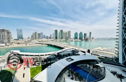 Apartment - 2 Bedrooms - 4 Bathrooms for rent in Water Front Tower A - Waterfront Residential Towers - Tourist Club Area - Abu Dhabi