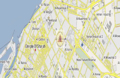 Map Location image for: Villa - 3 Bedrooms - 4 Bathrooms for sale in Al Ghafeyah area - Sharjah, Image 1