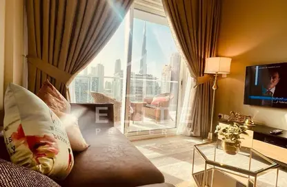 صورة لـ غرفة المعيشة شقة - غرفة نوم - 1 حمام للايجار في فيرا ريسيدنسز - الخليج التجاري - دبي ، صورة رقم 1