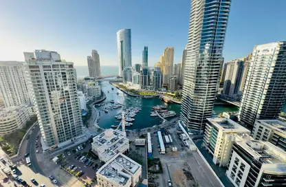 شقة - 2 غرف نوم - 2 حمامات للايجار في برج إسكان - دبي مارينا - دبي