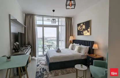 Room / Bedroom image for: Apartment - 1 Bathroom for sale in Carson C - Carson - DAMAC Hills - Dubai, Image 1