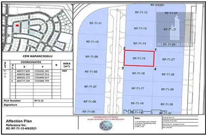 2D Floor Plan image for: Land - Studio for sale in South Bay - Dubai South (Dubai World Central) - Dubai, Image 1