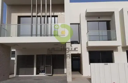 Outdoor Building image for: Villa - 3 Bedrooms - 4 Bathrooms for sale in Aspens - Yas Acres - Yas Island - Abu Dhabi, Image 1