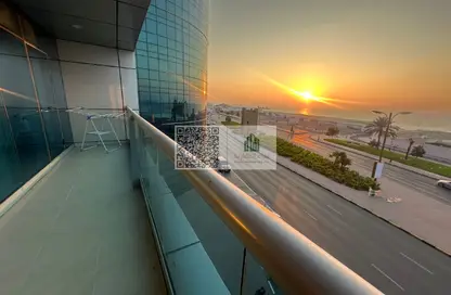 Apartment - 1 Bedroom - 2 Bathrooms for sale in Ajman Corniche Residences - Ajman Corniche Road - Ajman