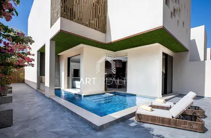 Pool image for: Villa - 3 Bedrooms - 4 Bathrooms for rent in Al Barsha 1 Villas - Al Barsha 1 - Al Barsha - Dubai, Image 1