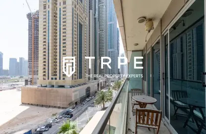 Apartment - 1 Bedroom - 2 Bathrooms for rent in Ocean Heights - Dubai Marina - Dubai