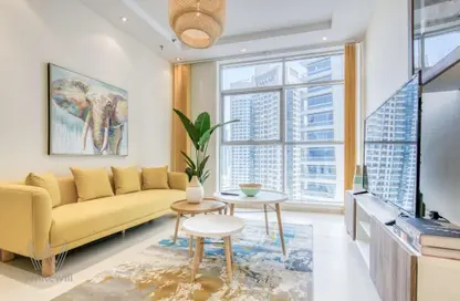 Apartment - 1 Bedroom - 2 Bathrooms for rent in Skyview Tower - Dubai Marina - Dubai