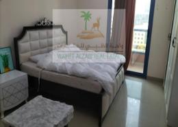 Room / Bedroom image for: Studio - 1 bathroom for rent in Al Naemiya Tower 1 - Al Naemiya Towers - Al Naemiyah - Ajman, Image 1