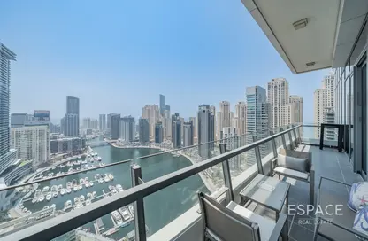 Apartment - 3 Bedrooms - 3 Bathrooms for sale in Silverene Tower A - Silverene - Dubai Marina - Dubai