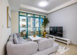 Living Room image for: Apartment - 1 bedroom - 2 bathrooms for rent in Marina Crown - Dubai Marina - Dubai, Image 1