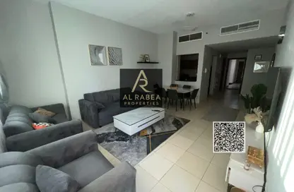 Apartment - 2 Bedrooms - 3 Bathrooms for rent in Ajman One Towers - Al Sawan - Ajman
