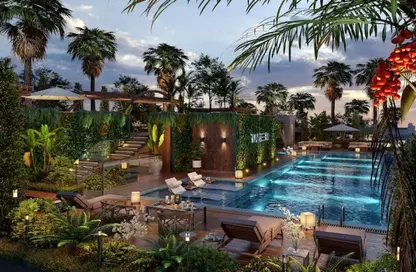 صورة لـ حوض سباحة شقة - 3 غرف نوم - 3 حمامات للبيع في 48 باركسايد - ارجان - دبي ، صورة رقم 1