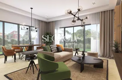 Living / Dining Room image for: Townhouse - 4 Bedrooms - 4 Bathrooms for sale in Park Residences 4 - Park Residences - DAMAC Hills - Dubai, Image 1