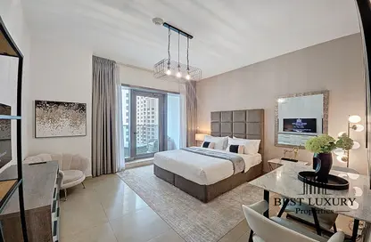 Apartment - Studio - 1 Bathroom for rent in Sparkle Tower 2 - Sparkle Towers - Dubai Marina - Dubai