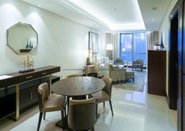 صورةغرفة المعيشة / غرفة الطعام لـ: شقة - 1 غرفة نوم - 2 حمامات للكراء في فندق العنوان داونتاون - دبي وسط المدينة - دبي, صورة 1
