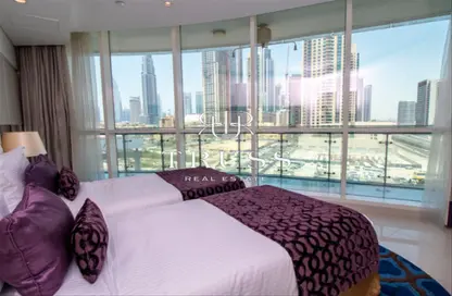 Room / Bedroom image for: Apartment - 2 Bedrooms - 3 Bathrooms for rent in Damac Maison The Distinction - Downtown Dubai - Dubai, Image 1