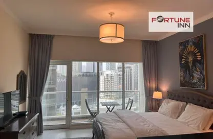 Apartment - Studio - 1 Bathroom for rent in Burj Al Nujoom - Downtown Dubai - Dubai