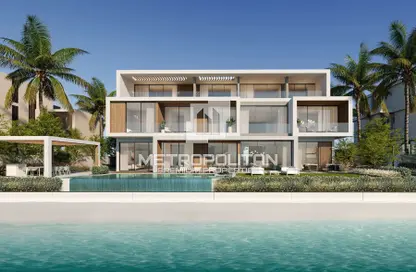 Pool image for: Villa - 7 Bedrooms for sale in Frond M - Water Homes - Palm Jebel Ali - Dubai, Image 1