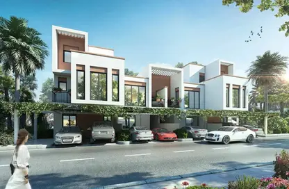 Townhouse - 4 Bedrooms - 4 Bathrooms for sale in Costa Brava 1 - Costa Brava at DAMAC Lagoons - Damac Lagoons - Dubai