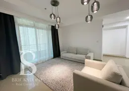 Living Room image for: Apartment - 1 Bedroom - 2 Bathrooms for sale in Marina Crown - Dubai Marina - Dubai, Image 1