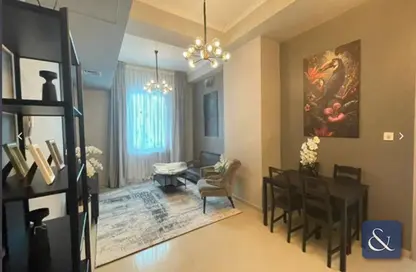 Living / Dining Room image for: Apartment - 1 Bedroom - 1 Bathroom for sale in DEC Tower 1 - DEC Towers - Dubai Marina - Dubai, Image 1