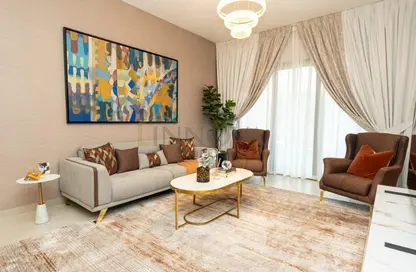 Living Room image for: Apartment - 2 Bedrooms - 4 Bathrooms for rent in Eleganz by Danube - Jumeirah Village Circle - Dubai, Image 1