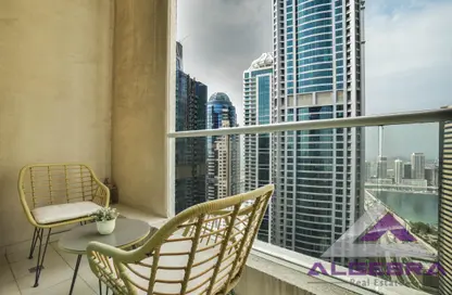Balcony image for: Apartment - 3 Bedrooms - 4 Bathrooms for rent in Marina Heights - Dubai Marina - Dubai, Image 1