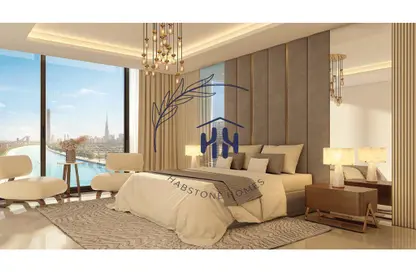 Room / Bedroom image for: Apartment - 1 Bedroom - 1 Bathroom for sale in Azizi Riviera Reve - Meydan One - Meydan - Dubai, Image 1