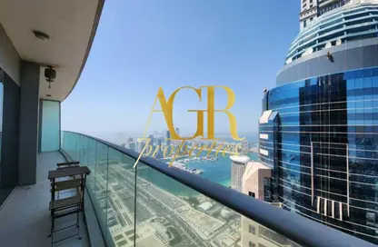 Apartment - 2 Bedrooms - 2 Bathrooms for rent in Damac Heights - Dubai Marina - Dubai