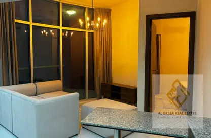 Living Room image for: Apartment - 1 Bedroom - 2 Bathrooms for sale in Cappadocia - Jumeirah Village Circle - Dubai, Image 1