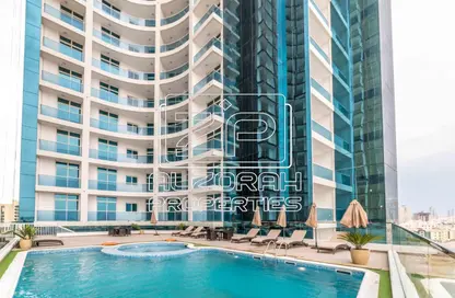 Pool image for: Apartment - 2 Bedrooms - 3 Bathrooms for sale in Oasis Tower - Al Rashidiya 1 - Al Rashidiya - Ajman, Image 1