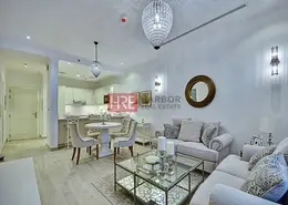 Living / Dining Room image for: Apartment - 2 Bedrooms - 4 Bathrooms for sale in Mayas Geneva - Jumeirah Village Circle - Dubai, Image 1