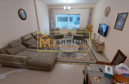 Living Room image for: Apartment - 2 Bedrooms - 2 Bathrooms for sale in Tiger 2 Building - Al Taawun Street - Al Taawun - Sharjah, Image 1