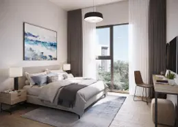 Room / Bedroom image for: Apartment - 1 Bedroom - 2 Bathrooms for sale in Sama Residences - Maryam Gate Residence - Maryam Island - Sharjah, Image 1