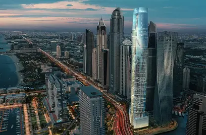 Apartment - Studio - 1 Bathroom for sale in Ciel Tower - Dubai Marina - Dubai