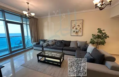 Apartment - 2 Bedrooms - 3 Bathrooms for rent in Ajman Corniche Residences - Ajman Corniche Road - Ajman