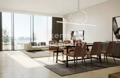 Living / Dining Room image for: Apartment - 2 Bedrooms - 2 Bathrooms for sale in Vista 3 - Al Reem Island - Abu Dhabi, Image 1