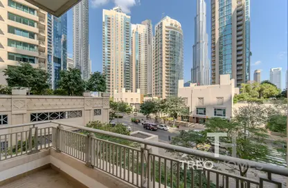 Balcony image for: Apartment - 2 Bedrooms - 2 Bathrooms for sale in Boulevard Central Tower 2 - Boulevard Central Towers - Downtown Dubai - Dubai, Image 1