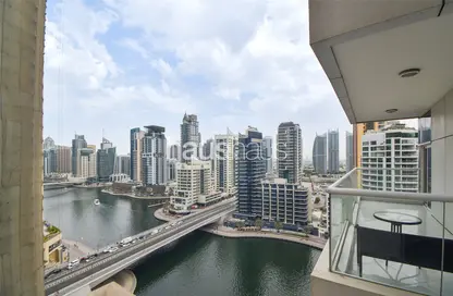 شقة - غرفة نوم - 2 حمامات للايجار في برج كنتننتال - دبي مارينا - دبي