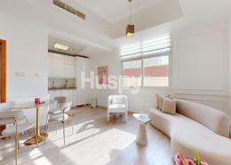 Living / Dining Room image for: Apartment - 1 bedroom - 2 bathrooms for sale in Madison Residences - Majan - Dubai, Image 1